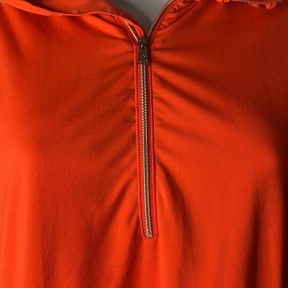Sunice Orange Ruched Long Sleeves Pullover - Picture 4 of 9